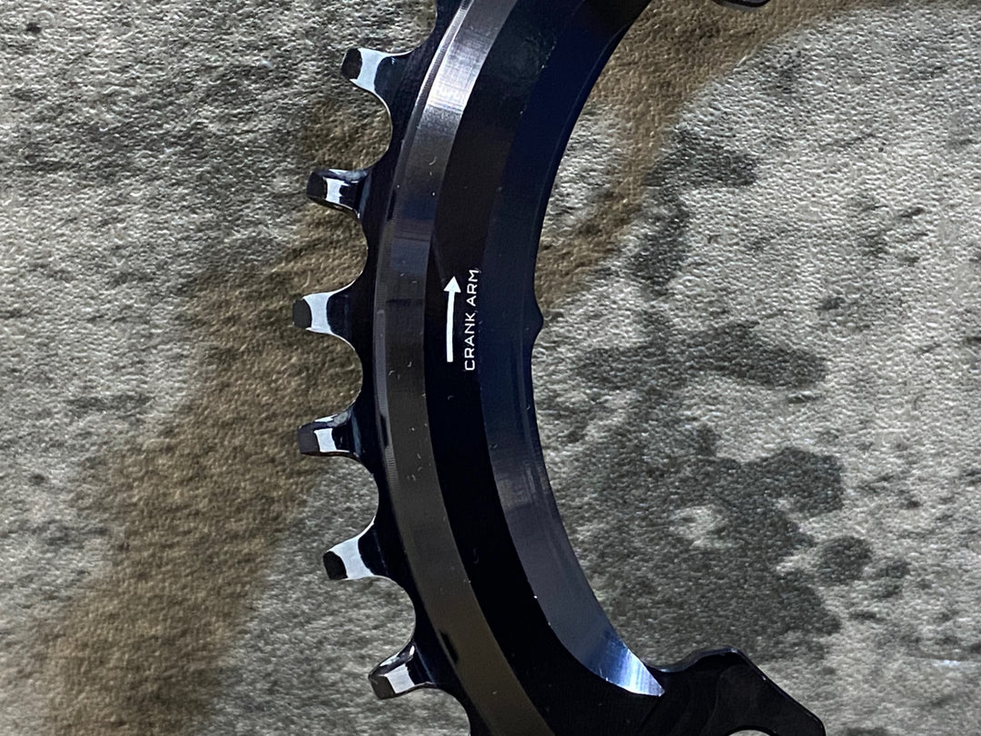 KB670 ウルフトゥース WOLF TOOTH DROP STOP CHAINRING GR8 110 BCD チェーンリング 黒 38T