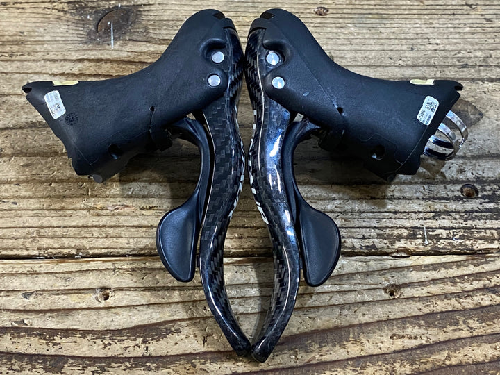 JK965 カンパニョーロ Campagnolo ケンタウル CANTAUR エルゴパワー カーボン 左右セット 2x10S ※固定バンド、ブラケットフード欠品