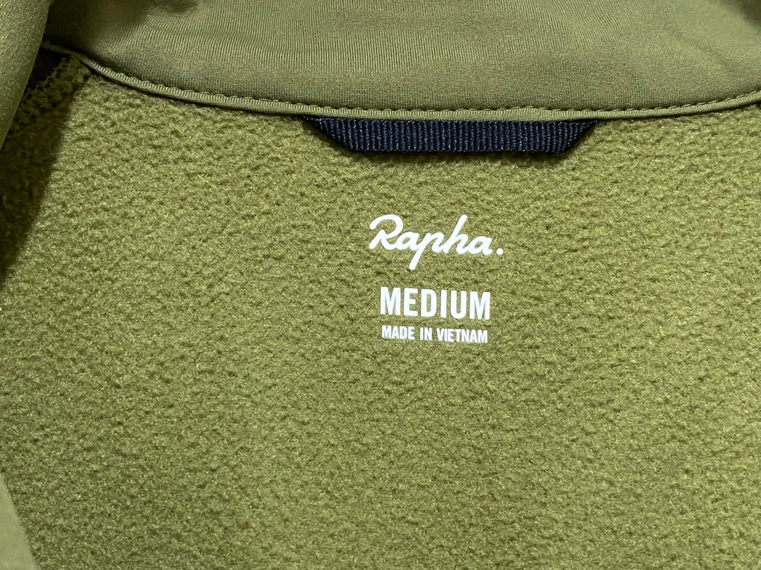JS013 ラファ Rapha MEN'S CORE WINTER JACKET 長袖 サイクルジャケット オリーブ M 裏起毛