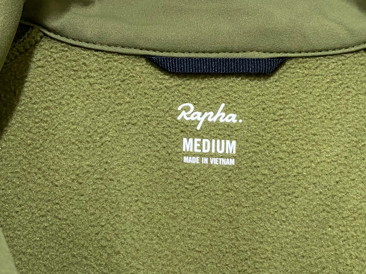 JS013 ラファ Rapha MEN'S CORE WINTER JACKET 長袖 サイクルジャケット オリーブ M 裏起毛