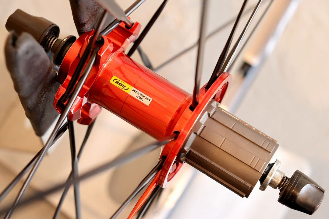 マヴィック MAVIC キシリウム KSYRIUM SL アルミ クリンチャー ホイールセット シマノ12S/11S 15C 【千葉店】