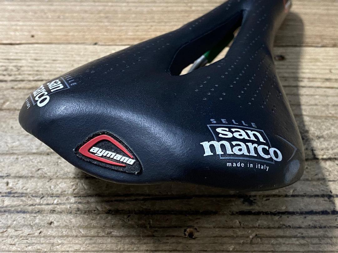 KQ625 セラサンマルコ selle san marco Caymano サドル 黒 TITANOX