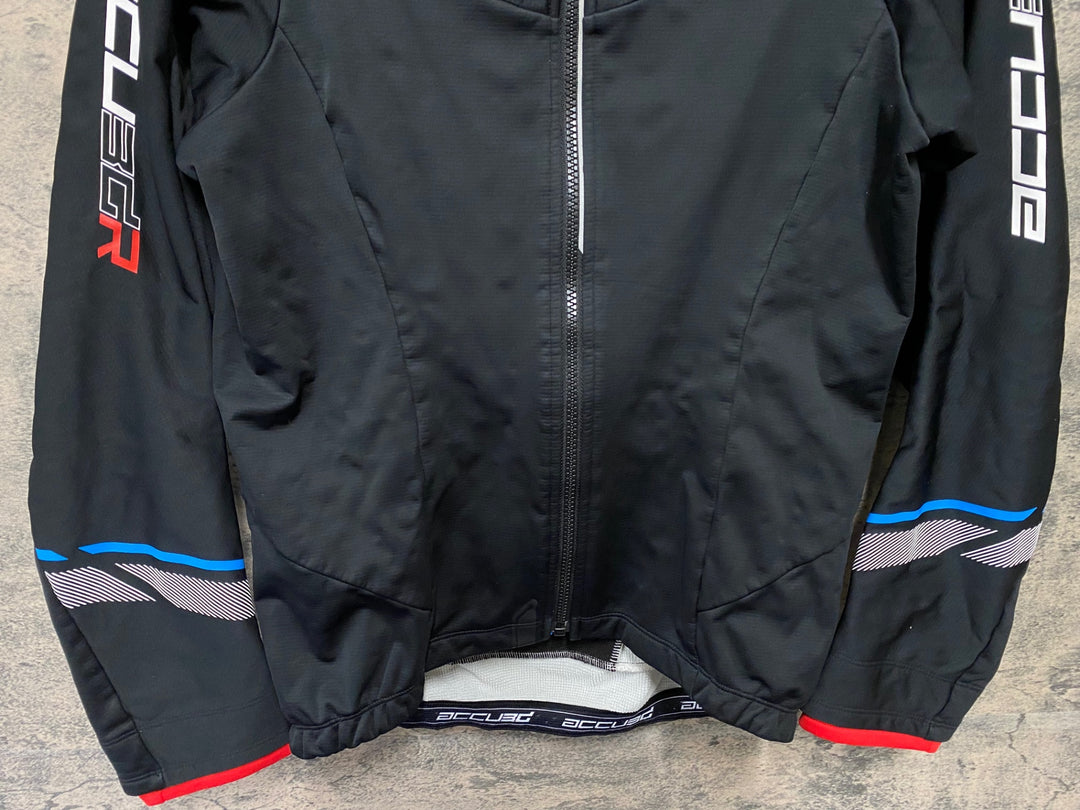 JT255 シマノ SHIMANO ACCU3DR 長袖 サイクルジャケット 黒 M 裏起毛