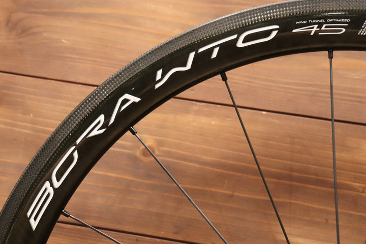 カンパニョーロ CAMPAGNOLO ボーラ BORA WTO 45 カーボン チューブレス ホイールセット カンパ11S/12S 【東京南麻布店】