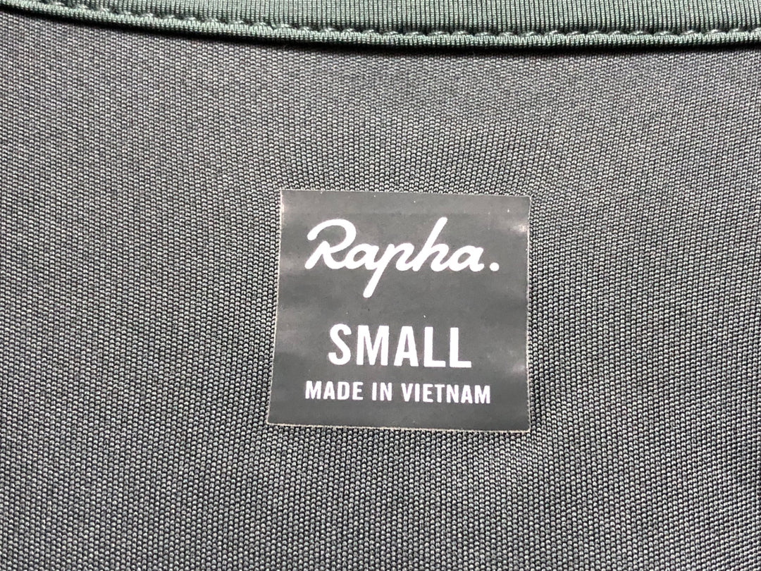 KA087 ラファ RAPHA MEN'S PRO TEAM LONG SLEEVE LIGHTWEIGHT JERSEY 長袖 サイクルジャージ S 緑
