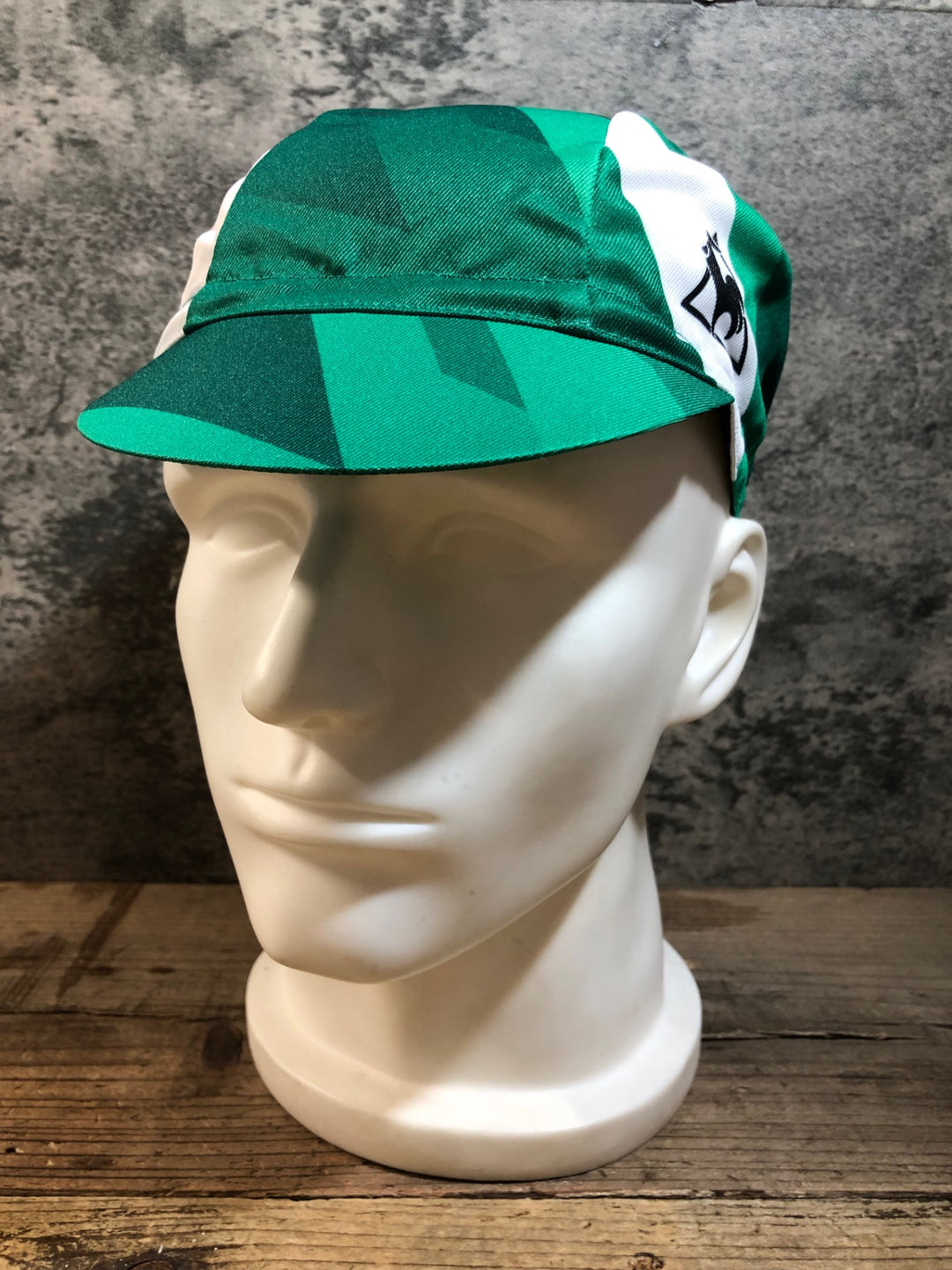 KG233 ルコックスポルティフ le coq sportif サイクルキャップ 緑 M-L TOJ