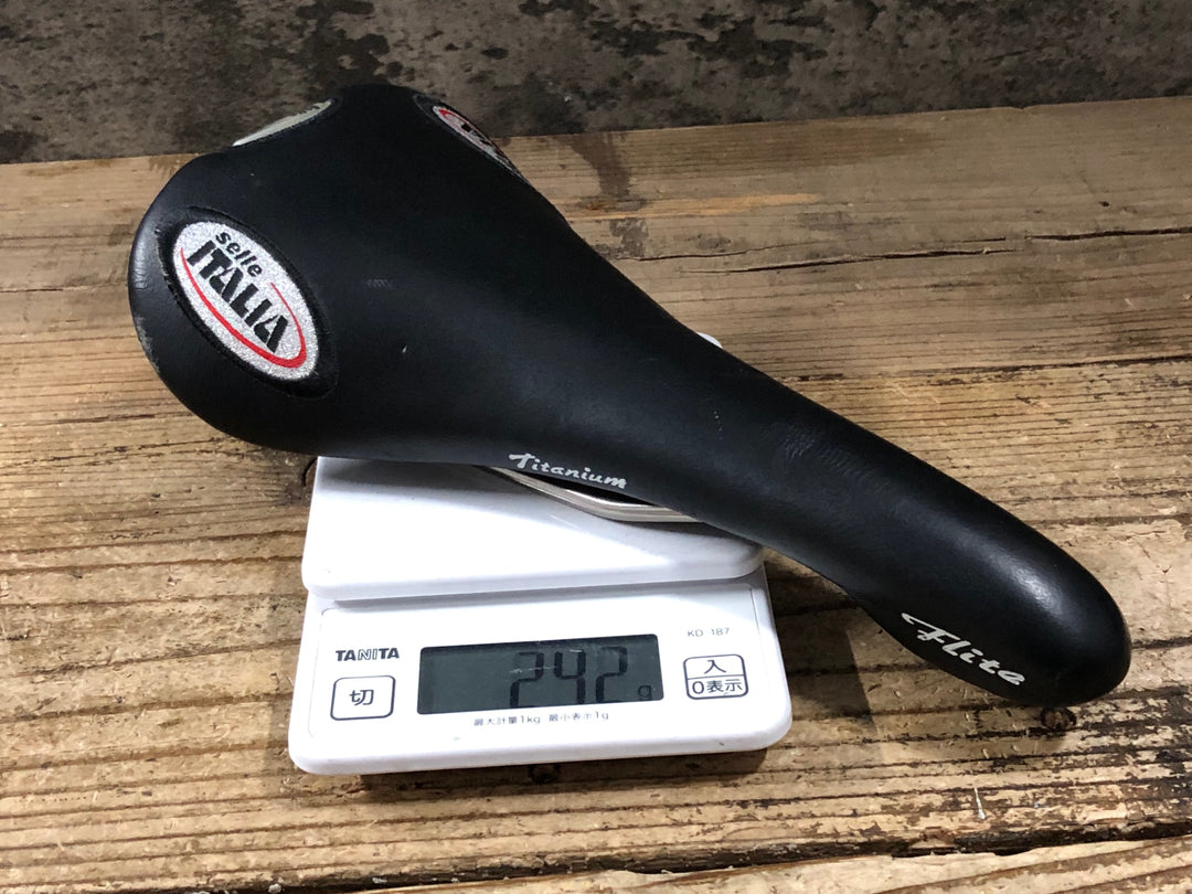 KI845 セライタリア Selle Italia フライト FLITE チタニウム Titanium サドル チタンレール 黒