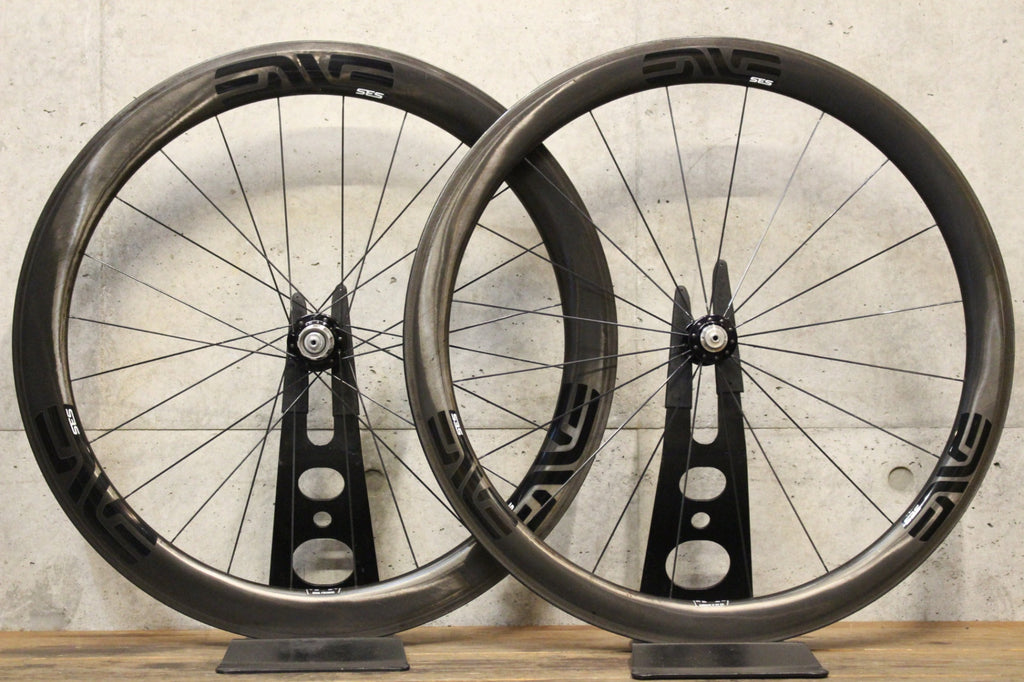 セ*ラ様 【美品】バトンホイール カーボン クリンチャー エンヴィ ENVE SES4.5 カーボン クリンチャー ホイールセット シマノ11