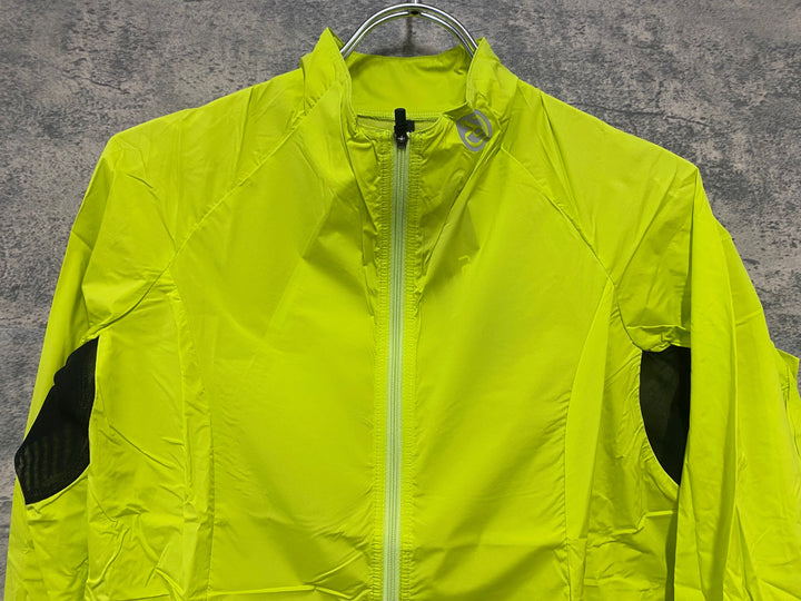 JV971 レリック reric Women's Gemini-a Strech Light Wind Breaker 長袖ウィンドブレーカー 黄緑 L レディース