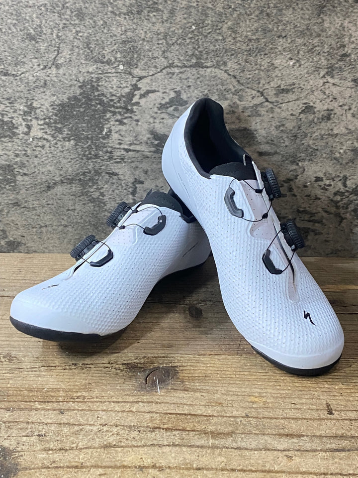 JZ619 スペシャライズド SPECIALIZED TORCH 3.0 ビンディングシューズ 白 EU40
