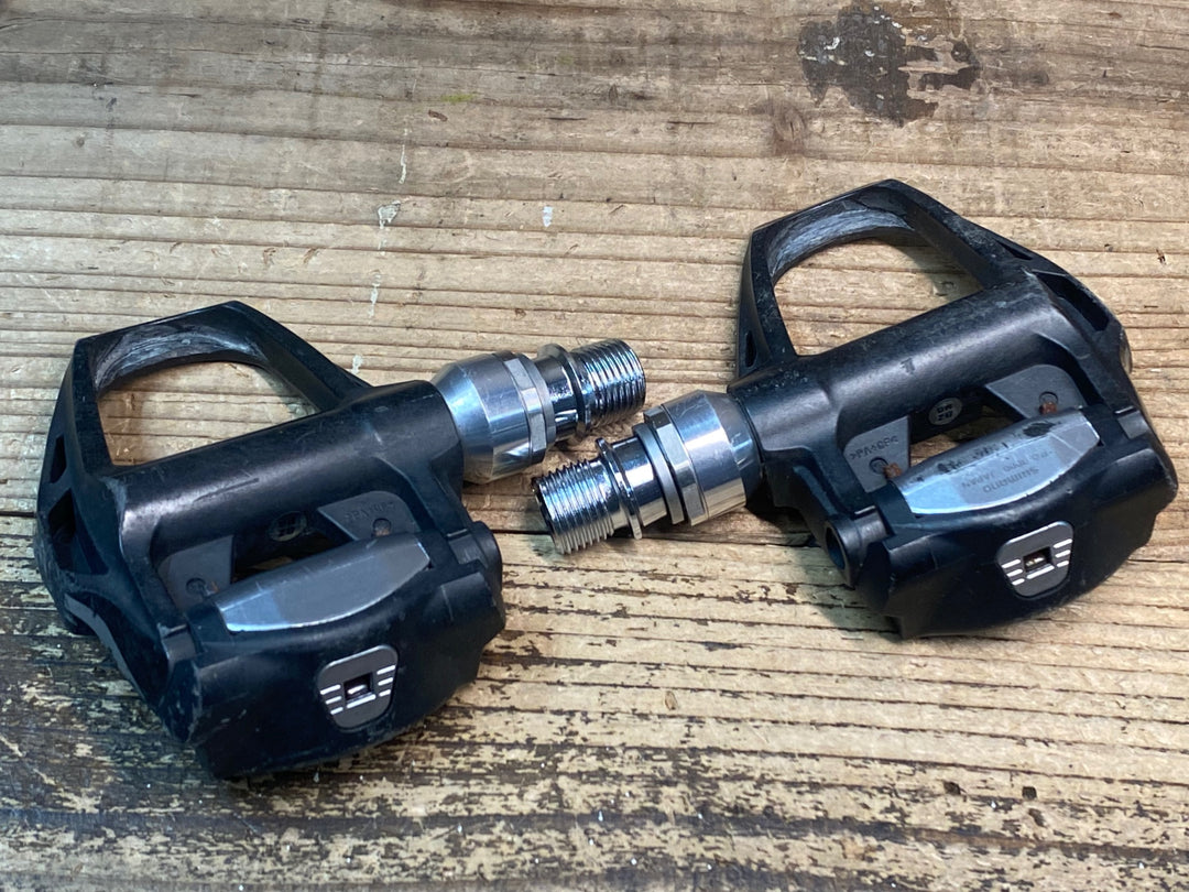 JI434 シマノ SHIMANO デュラエース DURA-ACE PD-9000 ビンディングペダル SPD-SL +4mmシャフト
