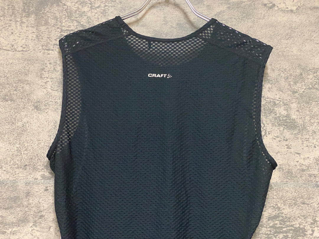 KD943 クラフト CRAFT ノースリーブ ベースレイヤー 黒 M