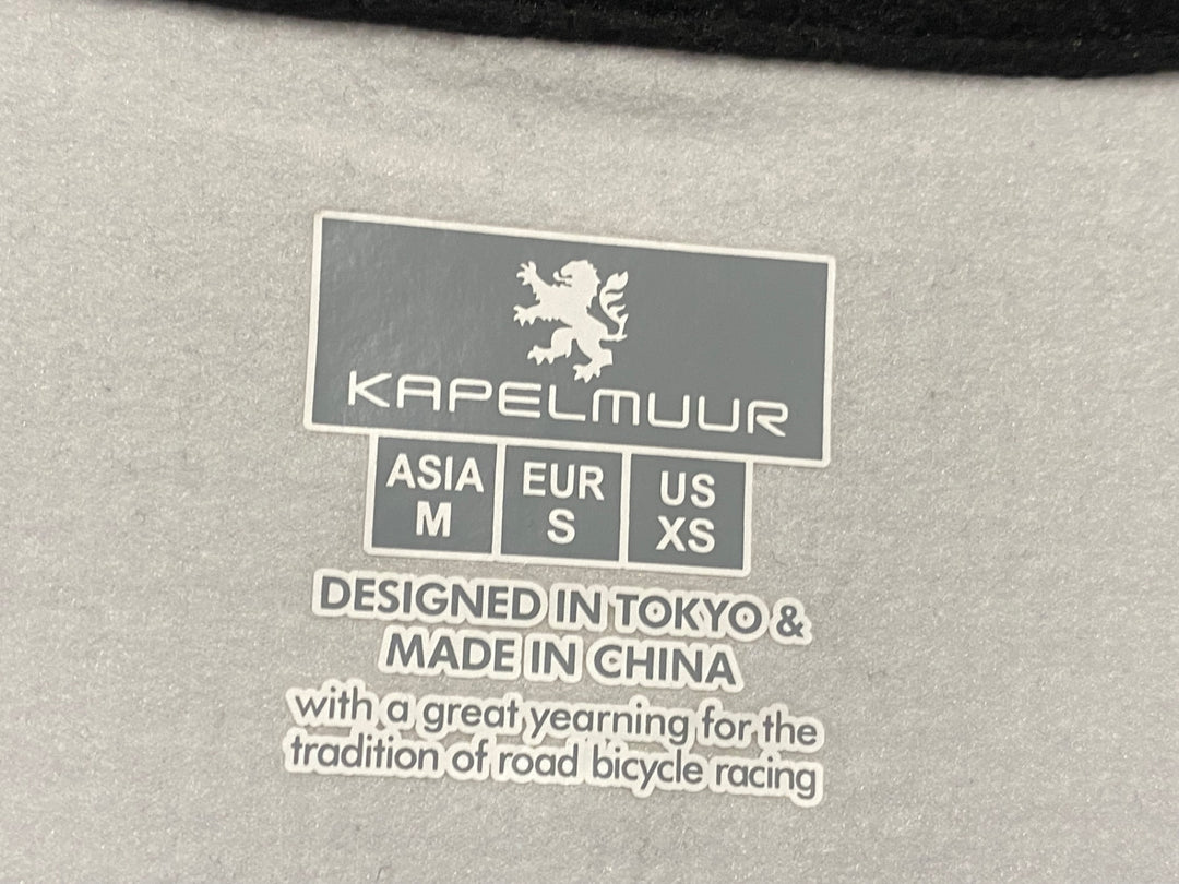 JY216 カペルミュール KAPELMUUR 長袖 サイクルジャージ 白 黒 M