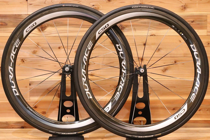 シマノ SHIMANO デュラエース DURA-ACE WH-9000-C50-TU シマノ 11S/12S カーボン チューブラー ロードバイク ホイールセット 【広島店】