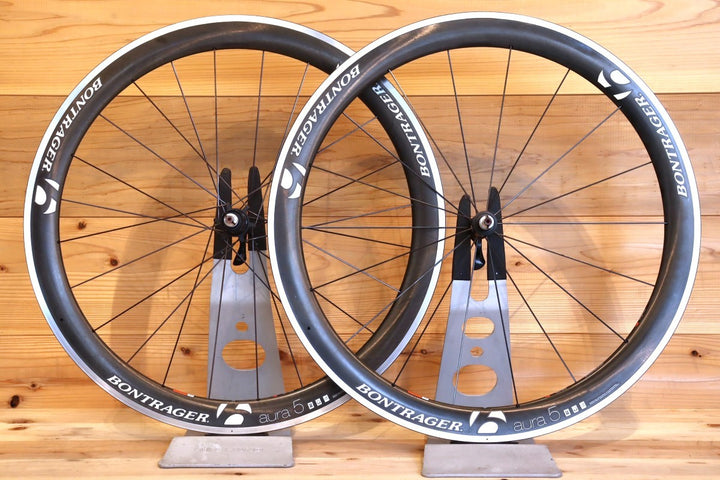 ボントレガー BONTRAGER オーラ AURA 5 アルミ・カーボン クリンチャー ホイールセット シマノ12/11S 【千葉店】