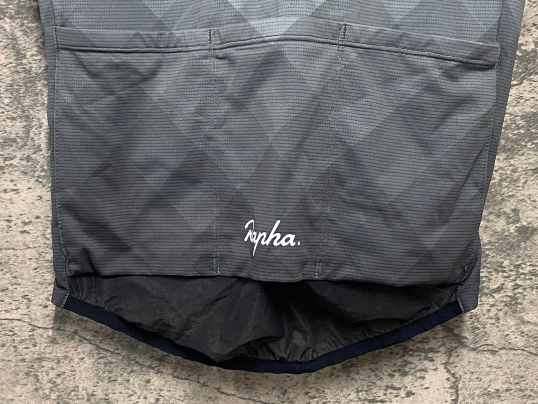 JE158 ラファ Rapha CLASSIC FLYWEIGHT JERSEY BLOCK FADE 半袖 サイクルジャージ ホワイト グレー XS