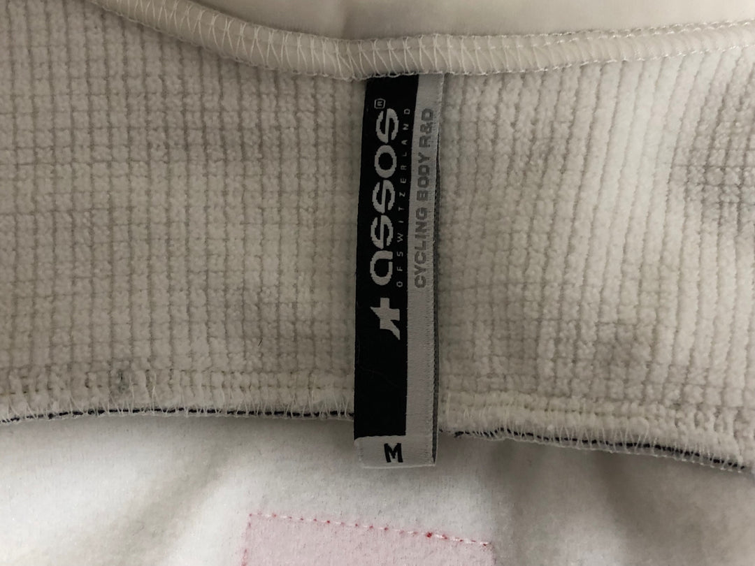 KL652 アソス assos AIRBLOCK 851 長袖 サイクルジャケット 白 M 裏起毛 ※擦れあり