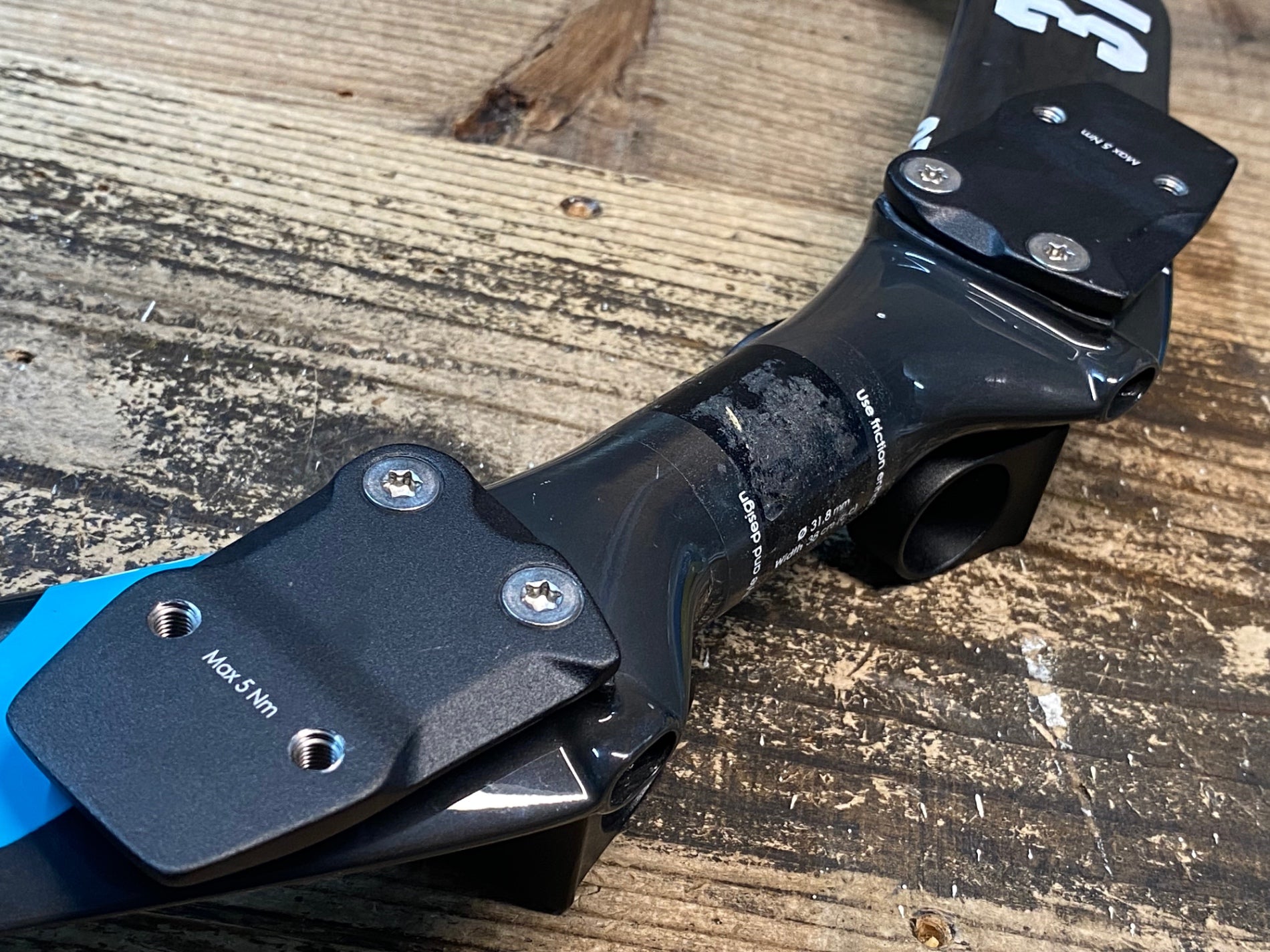 JA190 3T VOLA TEAM カーボン ベースバー Φ31.8 380mm OEM