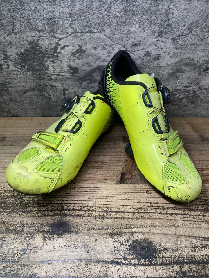 JP492 ボントレガー BONTRAGER SPECTER ビンディングシューズ BOA 3穴 黄 EU43