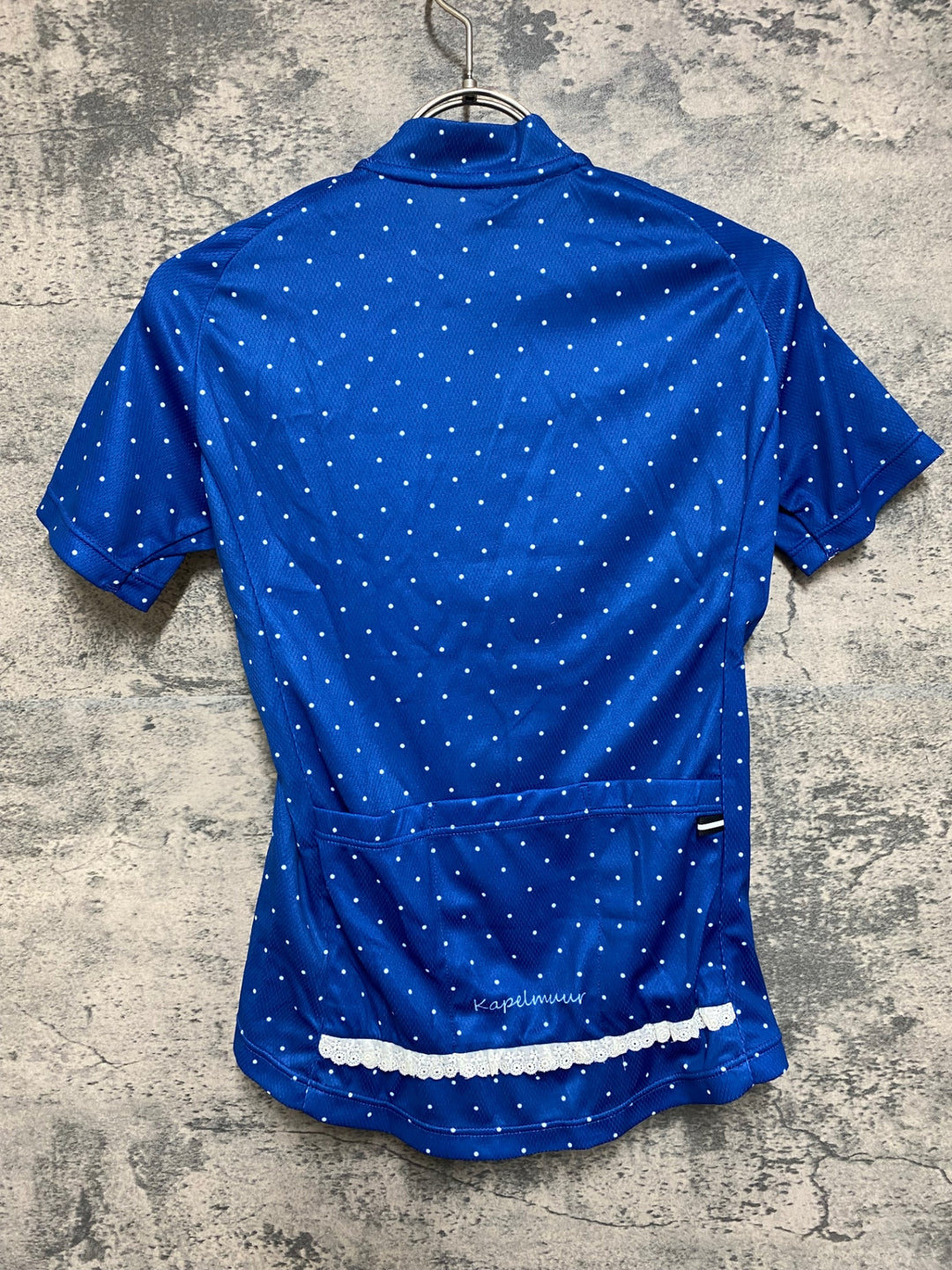 JO882 カペルミュール KAPELMUUR 半袖 サイクルジャージ ネイビー ドット 36 レディース