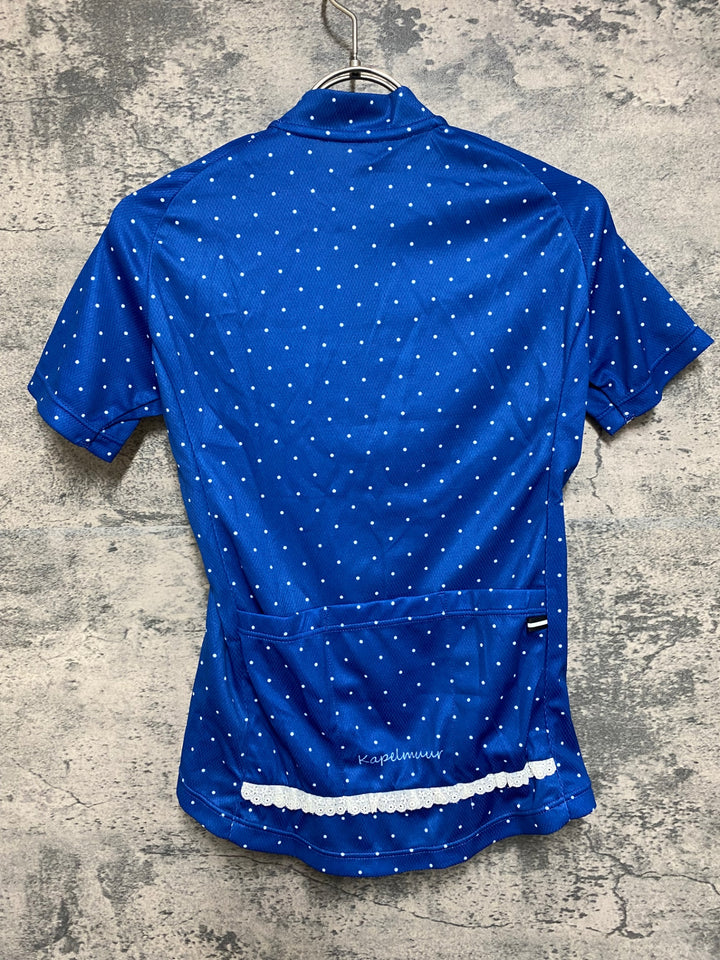 JO882 カペルミュール KAPELMUUR 半袖 サイクルジャージ ネイビー ドット 36 レディース