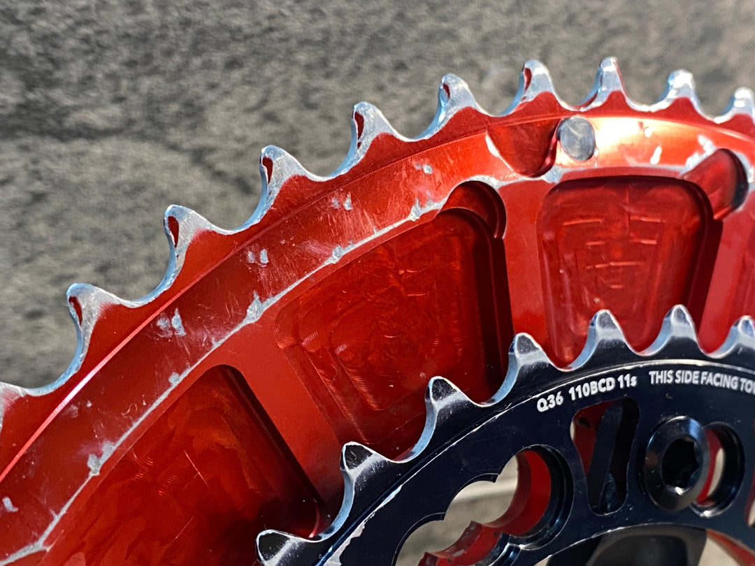 IX282 ローター ROTOR 2IN POWER パワーメーター クランクアーム 170mm 楕円チェーンリング 52/36T 動作確認済