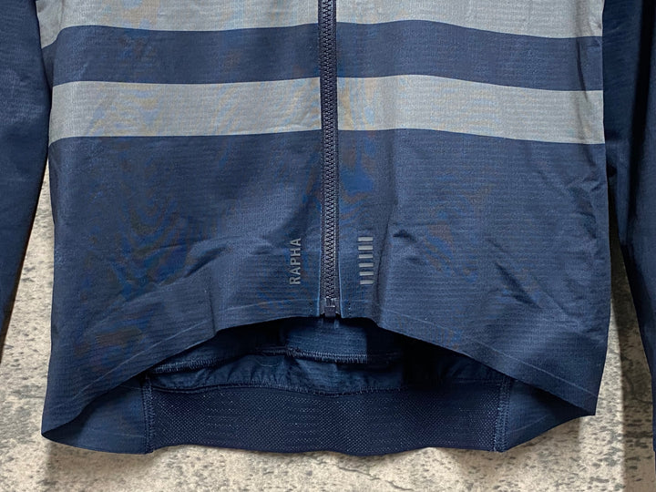 JZ975 ラファ Rapha RCC PRO TEAM LONG SLEEVE JERSEY 長袖 サイクルジャージ ネイビー S