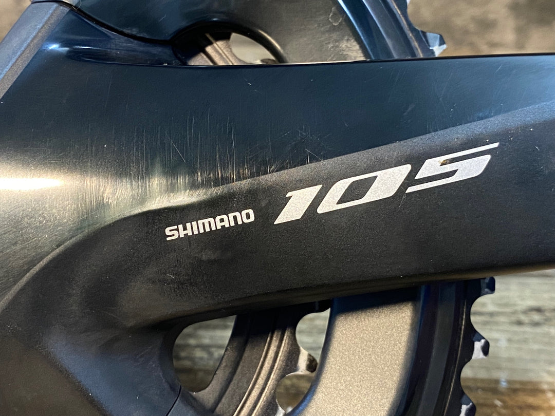 JU980 シマノ SHIMANO 105 FC-R7000 クランクセット 170mm 50/34T ※クランクボルト欠品