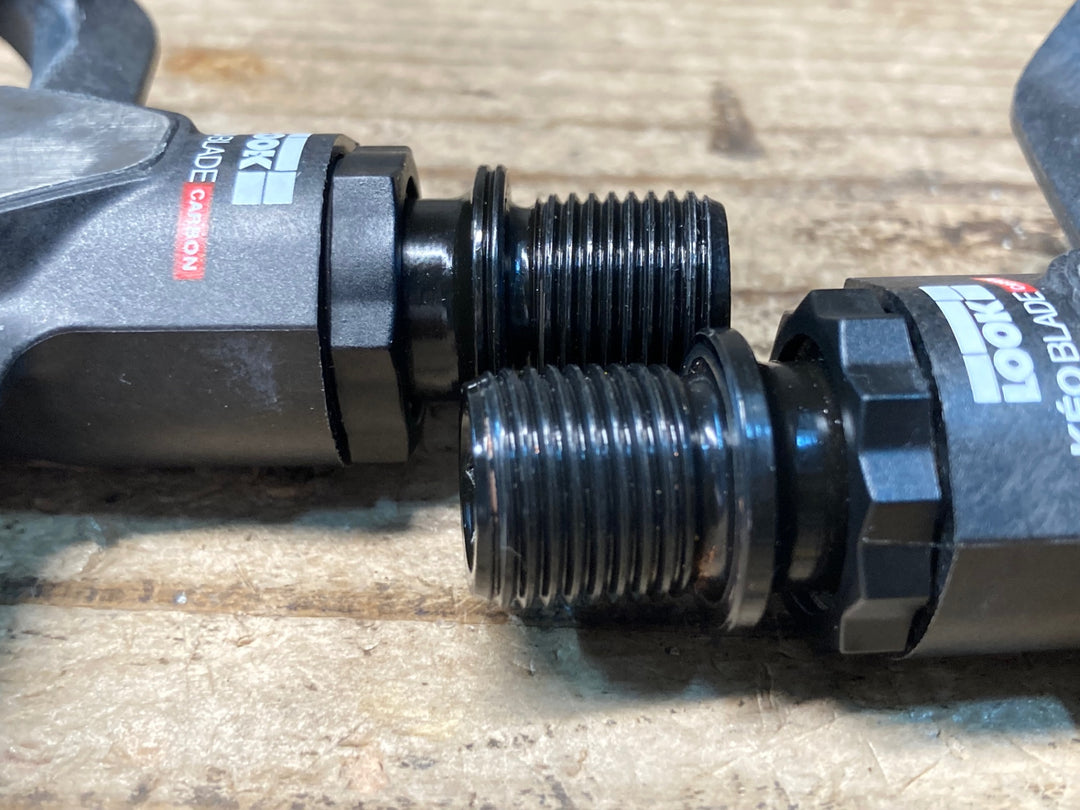 JI430 ルック LOOK ケオ KEO BLADE CARBON ビンディングペダル クロモリシャフト ※プレート割れのためジャンク
