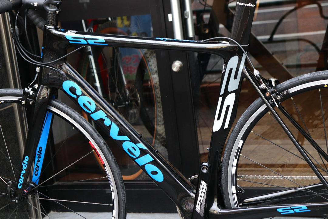 サーヴェロ CERVELO S2 2014モデル 56サイズ シマノ 105 5700 MIX 10S カーボン ロードバイク 【東京南麻布店】