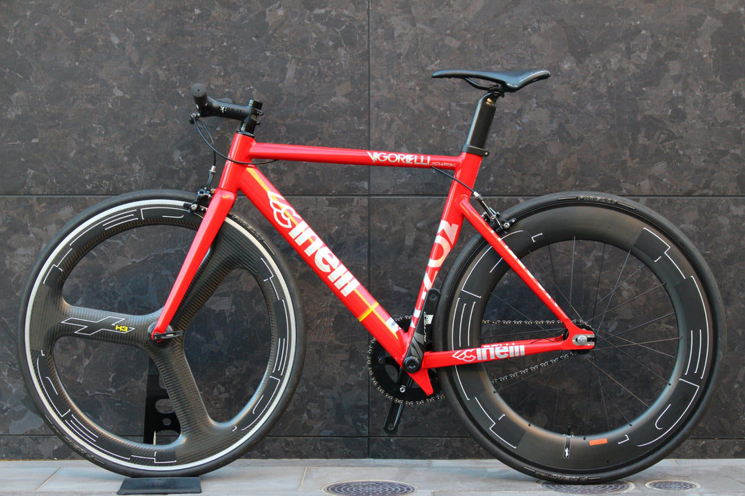 チネリ CINELLI ヴィゴレッリ VIGORELLI SHARK 2018 52サイズ アルミ ピストバイク 完成車 【福岡店】
