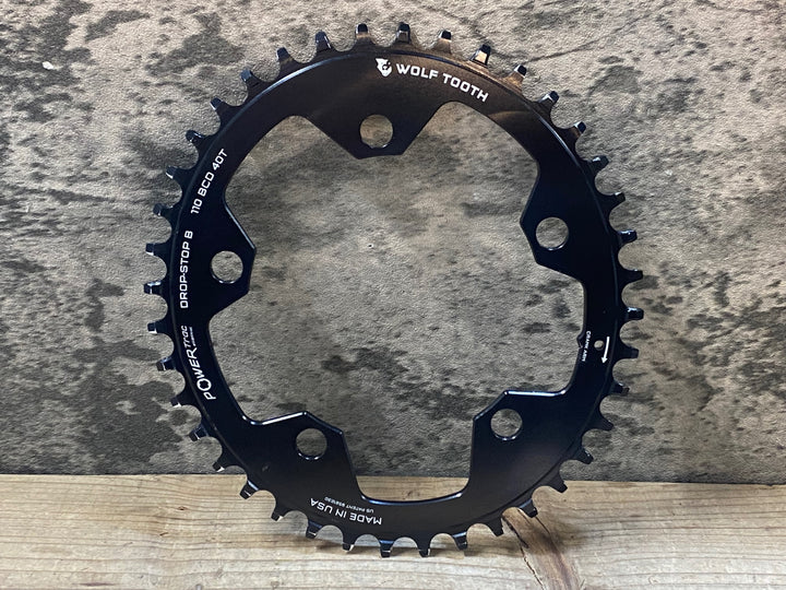 JX915 ウルフトゥース Wolf Tooth 楕円チェーンリング ナローワイド 40T BCD110