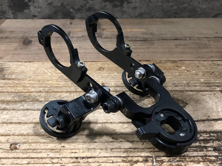 KB464 レックマウント RECMOUNT 両持ち サイクルコンピュータ マウント ガーミン用 GOPROマウント付き