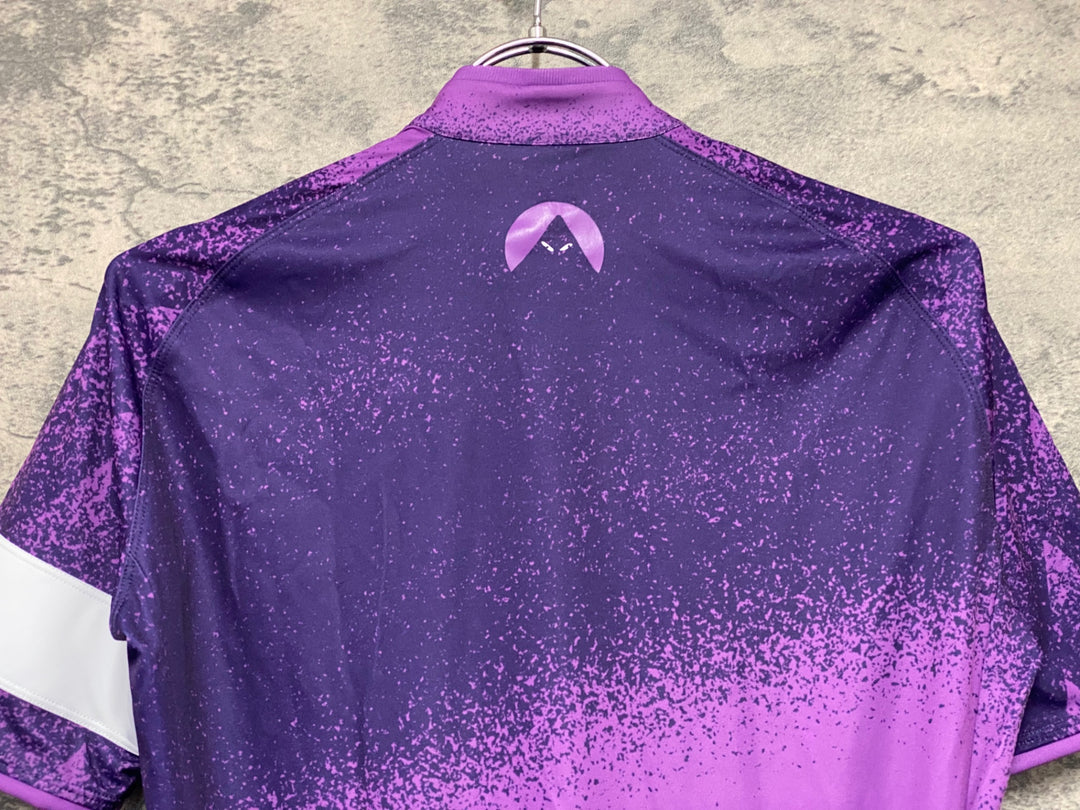 JV234 ラファ Rapha GRINDURO CORE JERSEY 半袖 サイクルジャージ パープル S