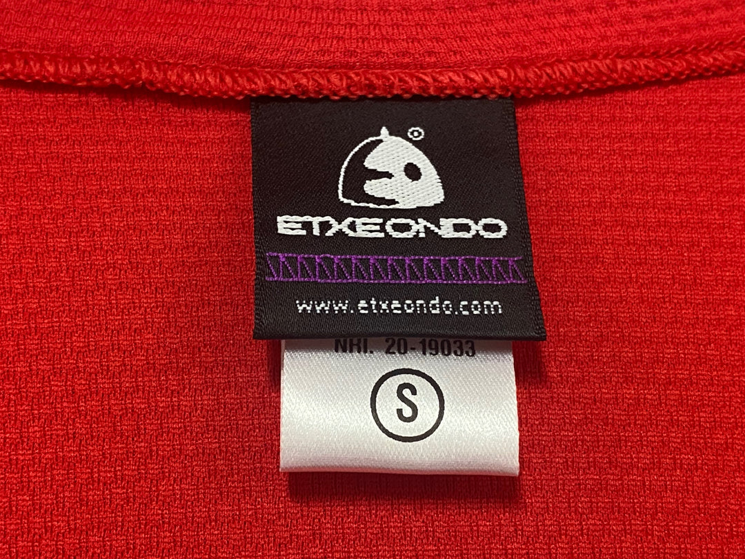 KJ980 エチュオンド ETXEONDO 半袖 サイクルジャージ 赤 S