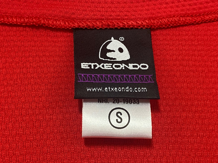 KJ980 エチュオンド ETXEONDO 半袖 サイクルジャージ 赤 S