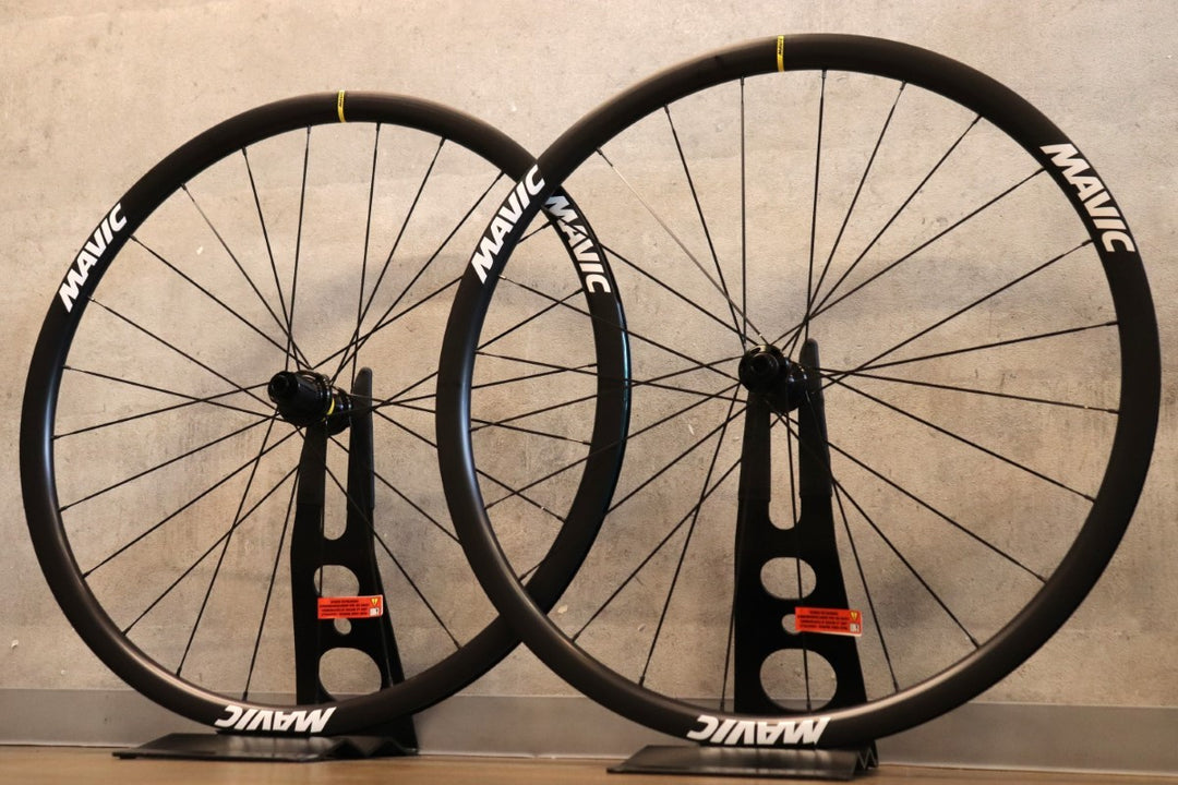 未使用品 マヴィック MAVIC キシリウム KSYRIUM 30 DISC アルミ チューブレスレディ シマノ 12/11S ホイールセット 【さいたま浦和店】