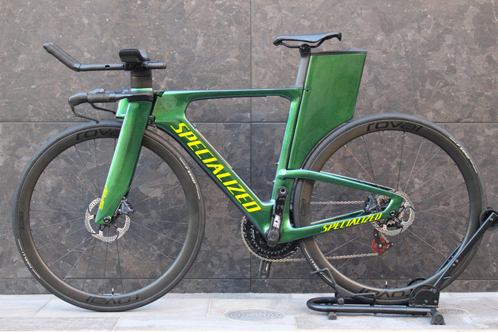 スペシャライズド SPECIALIZED SHIV EXPERT DISC 2020 Sサイズ シマノ アルテグラ R8050 Mix Di2 カーボン トライアスロンバイク 【福岡店】