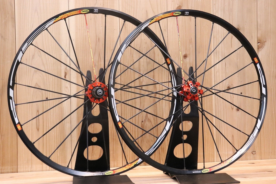 マヴィック MAVIC クロスマックス CROSSMAX SLR アルミ チューブレスレディ ホイールセット シマノ 11S/12S 26インチ LEFTY専用 【芦屋店】