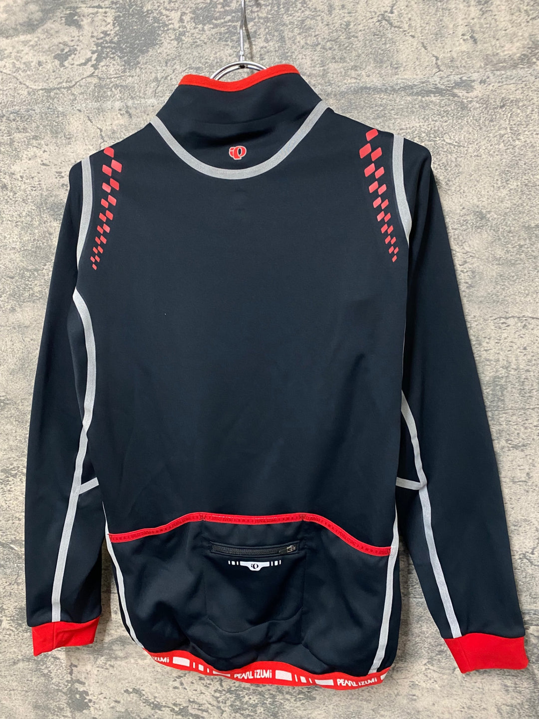 KD228 パールイズミ PEARL iZUMi 長袖 サイクルジャージ 裏起毛 S 黒赤