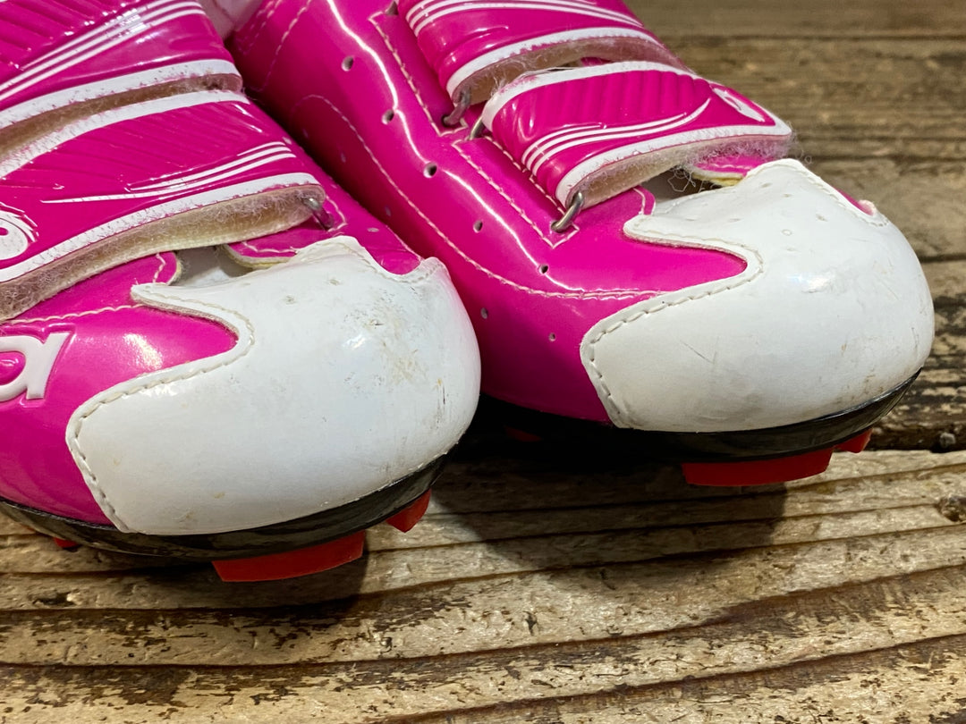 KG406 シディ SIDI TRACE MTB WMN ビンディングシューズ 2穴 ピンク ホワイト レディース EU38 ※ペン字あり