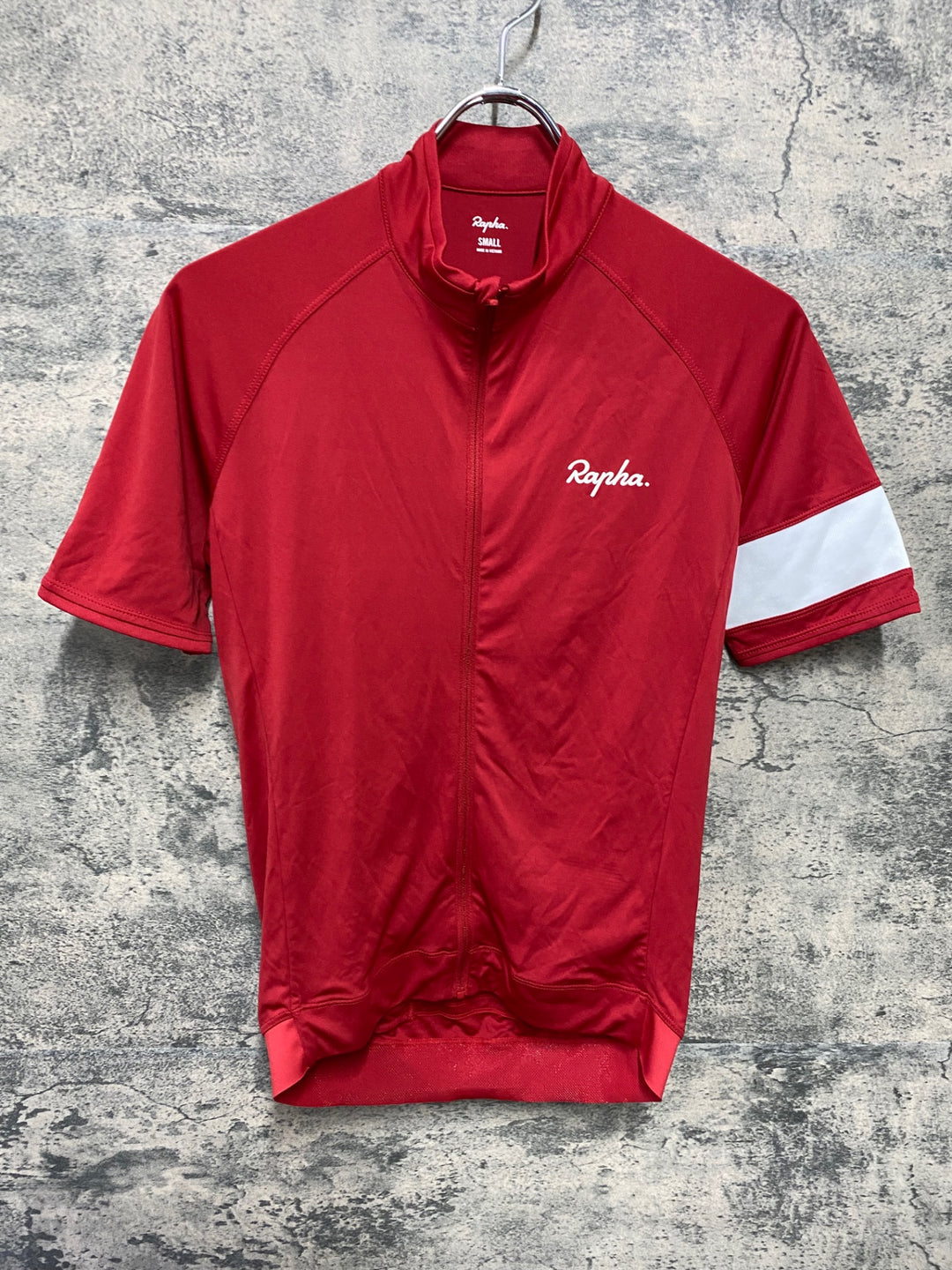 JL121 ラファ Rapha CORE JERSEY 半袖 サイクルジャージ 赤 S