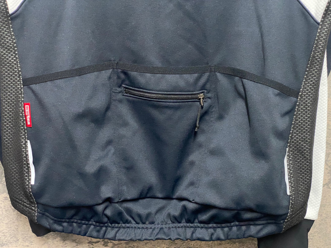 KC229 パールイズミ PEARL iZUMi 長袖サイクルジャケット 白 L 裏起毛