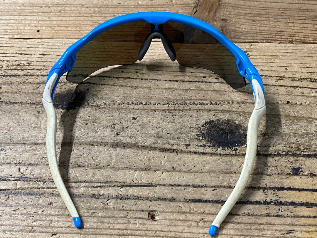 KK073 オークリー OAKLEY RADAR EV サングラス アイウェア 水色 ※レンズ劣化,使用感