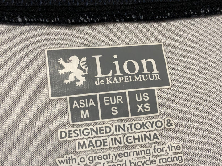 KD293 リオンドカペルミュール Lion de KAPELMUUR 長袖 サイクルジャージ 黒 M