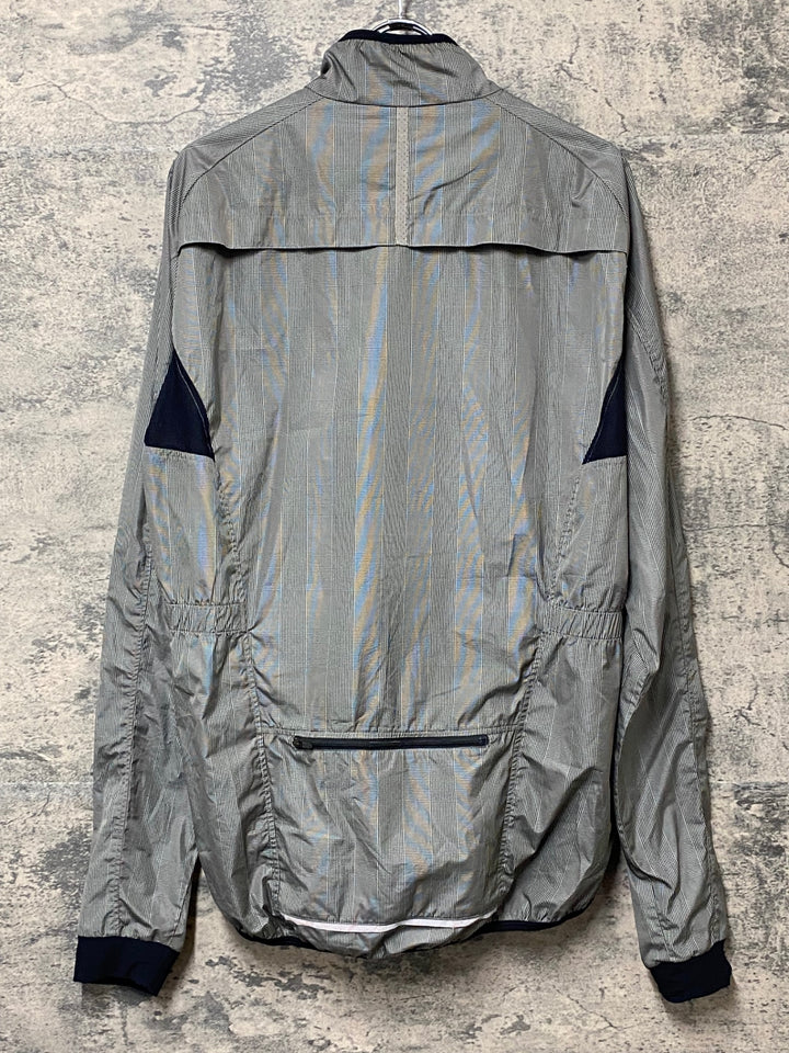 KM924 カフェドシクリステ cafe du cycliste Madeleine Jacket 長袖 ウィンドブレーカー 黒グレー XL