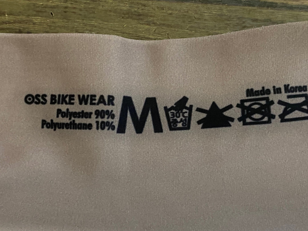 JV312 OSS BIKE WEAR 長袖 サイクルジャージ ベージュ M 裏起毛