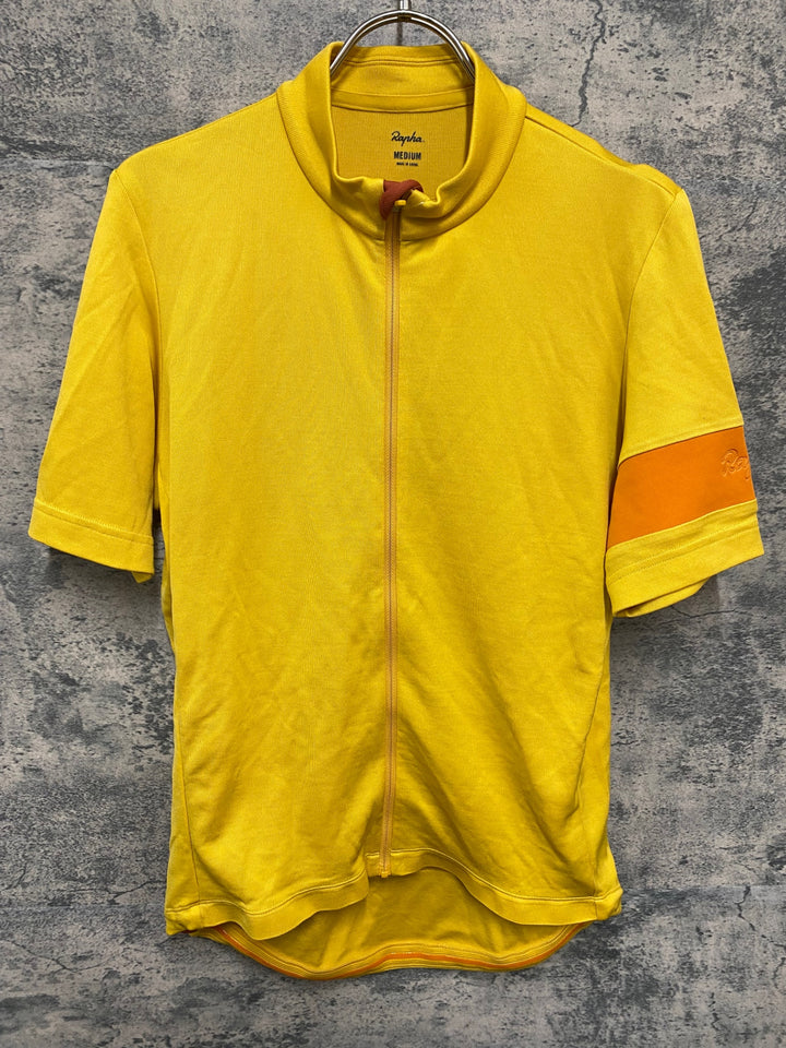 JZ592 ラファ Rapha CLASSIC JERSEY 半袖 サイクルジャージ 黃 M
