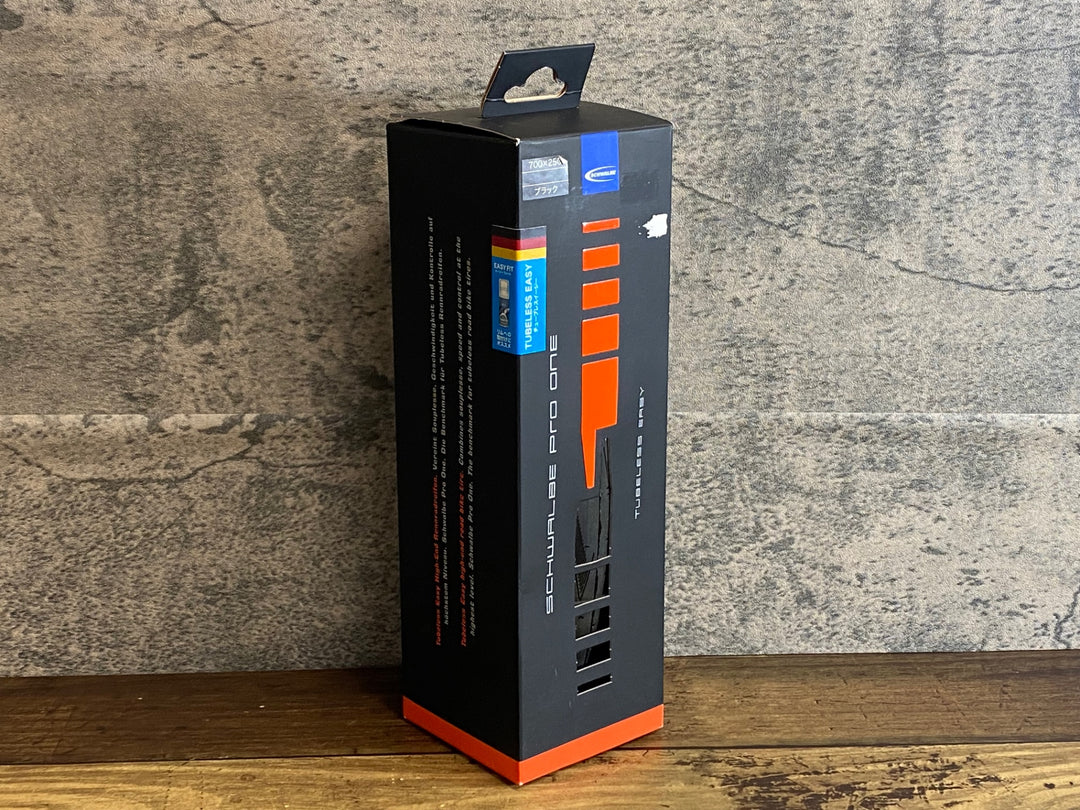 JT729 シュワルベ SCHWALBE PRO ONE TUBELESS EASY チューブレスタイヤ 700x25C 黒 未使用