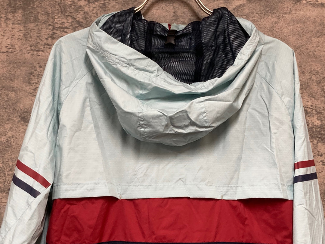 KK448 ルコックスポルティフ le coq sportif 長袖 ウィンドブレーカー 水色 紺 O